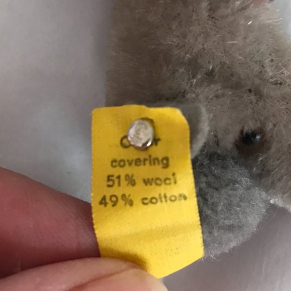 ~VTG~ Steiff Gray "Snobby" Poodle - Picture 4 of 11